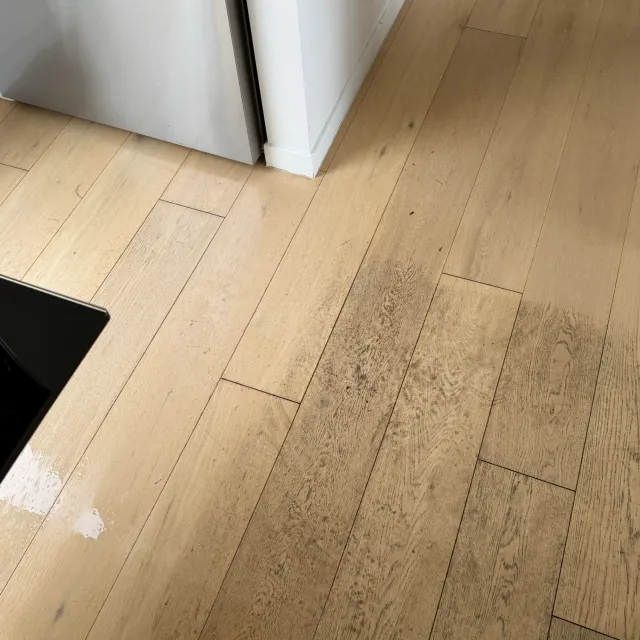 Hard floor before specialist cleaning